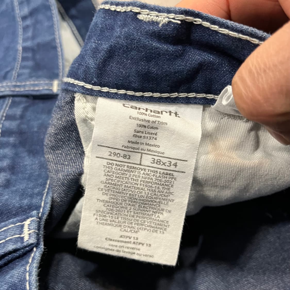 Carhartt FR 카펜터 워크 팬츠 (38“) 상품이미지7