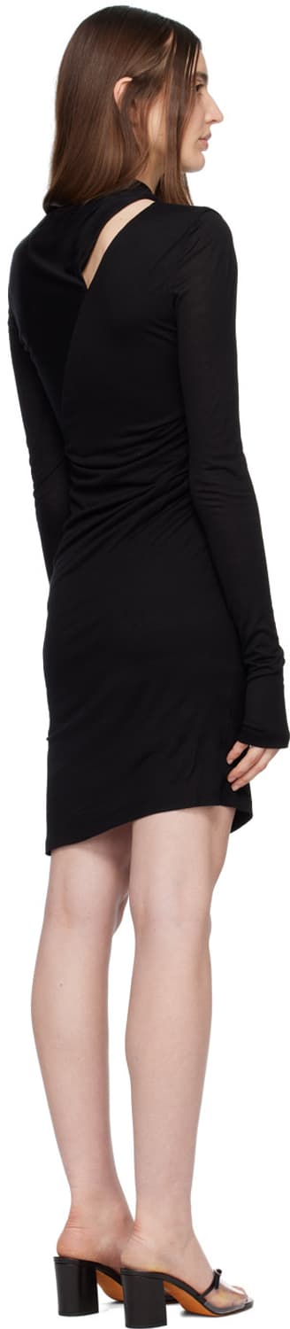헬무트랭 피터도 아카이브 비대칭 컷아웃 미니 원피스 블랙 드레스 상품이미지7