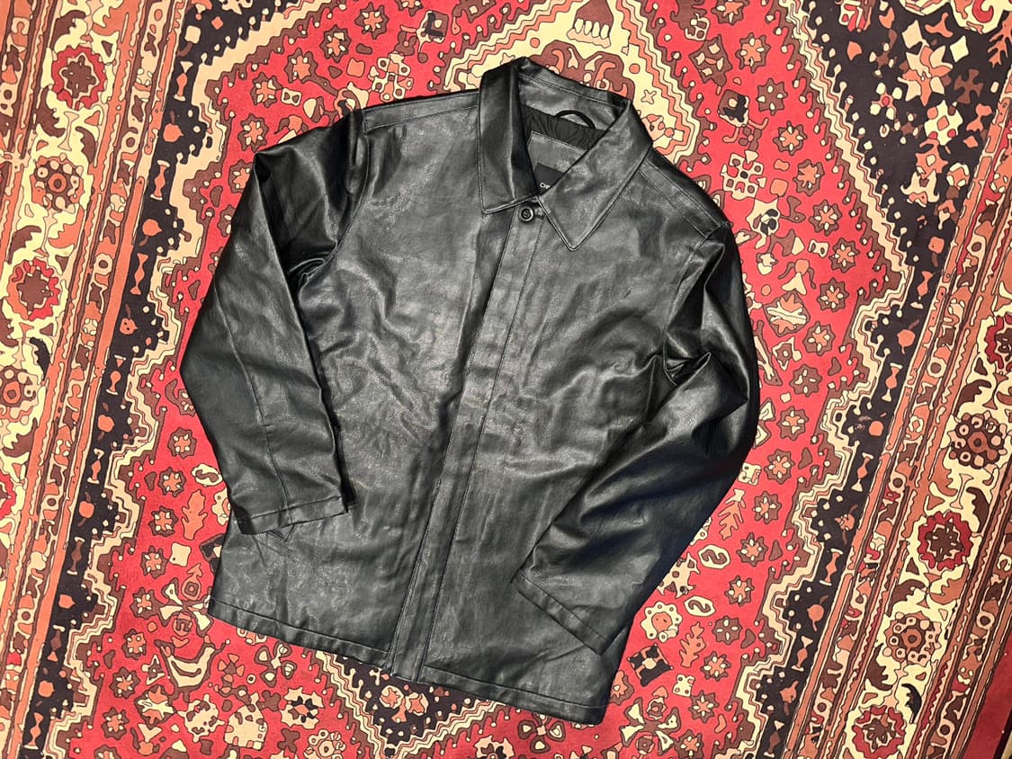 ( L-XL ) 가죽코트 가죽카코트 레더자켓 가죽자켓 빈티지가죽자켓 상품이미지5
