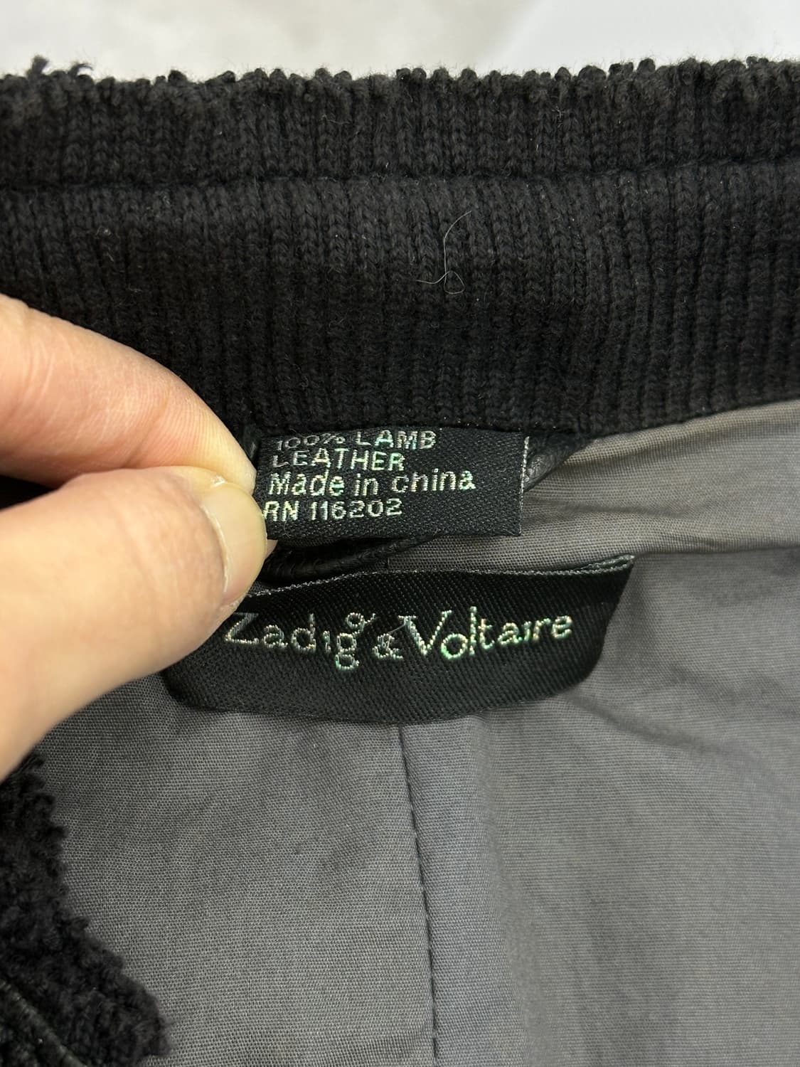 Zadig & Voltaire Studded Knit-Trim Lambs 상품이미지9