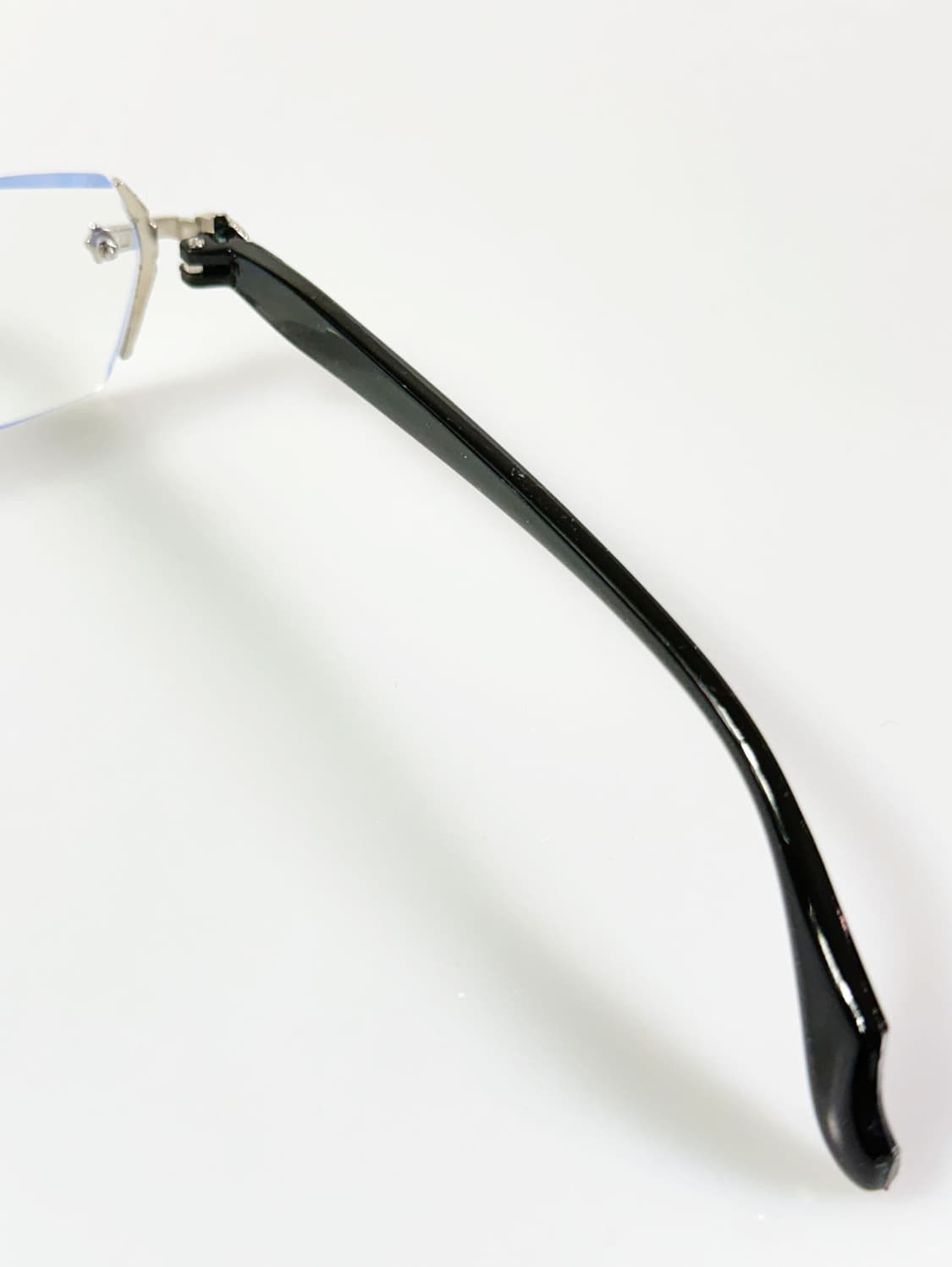 무테 슬림 스퀘어 메탈 프레임 빈티지 안경 상품이미지7