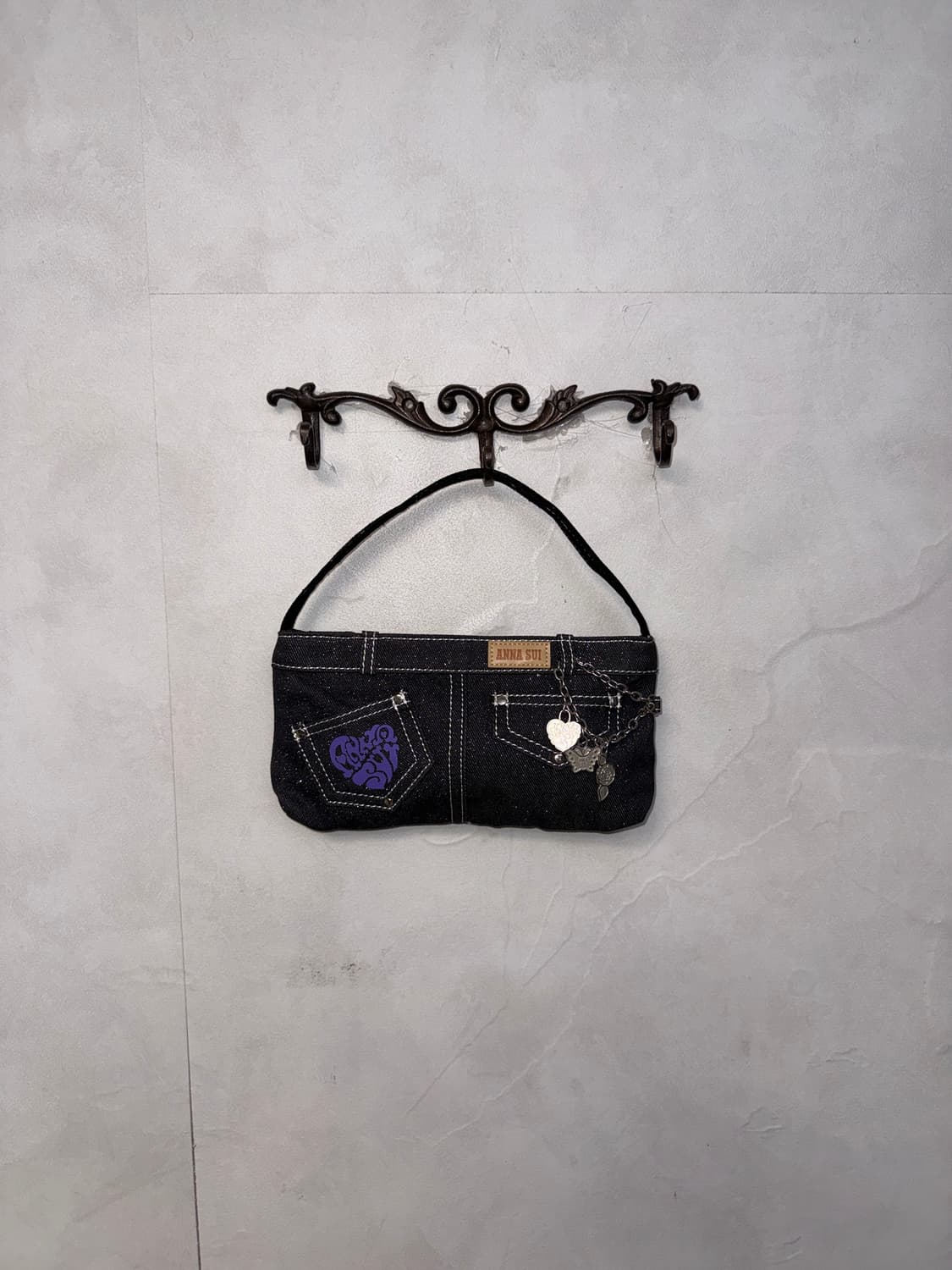 Anna Sui denim stitch chain mini 숄더백 상품이미지1