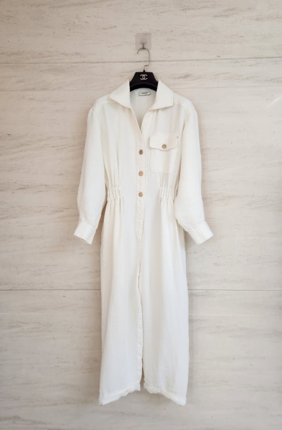 산드로 에크루 점프수트 36사이즈 상품이미지7