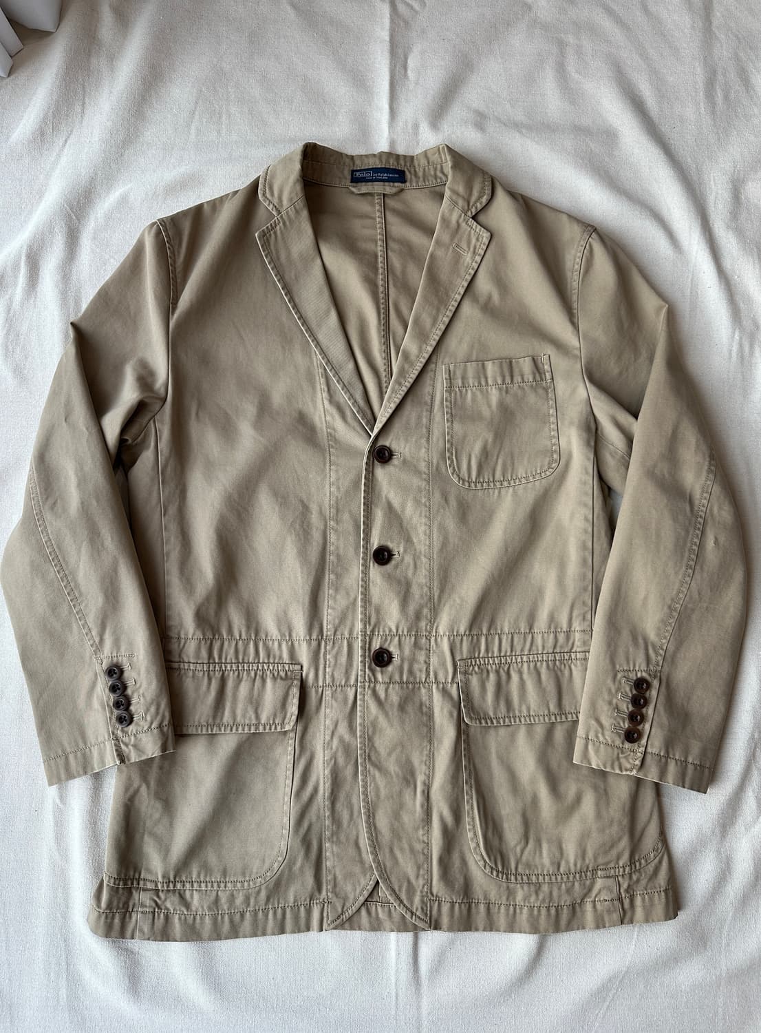 폴로 랄프로렌 베이지 코튼 블레이저 40R 상품이미지1