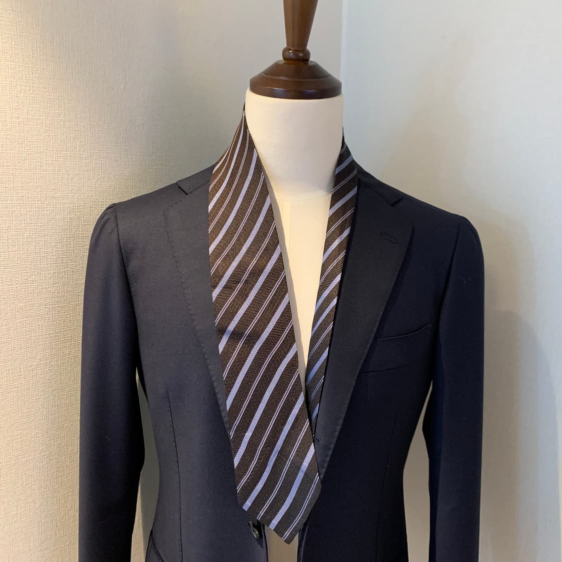 유나이티드 애로우즈 클래식 스트라이프 빈티지넥타이 100실크 A+ 상품이미지1