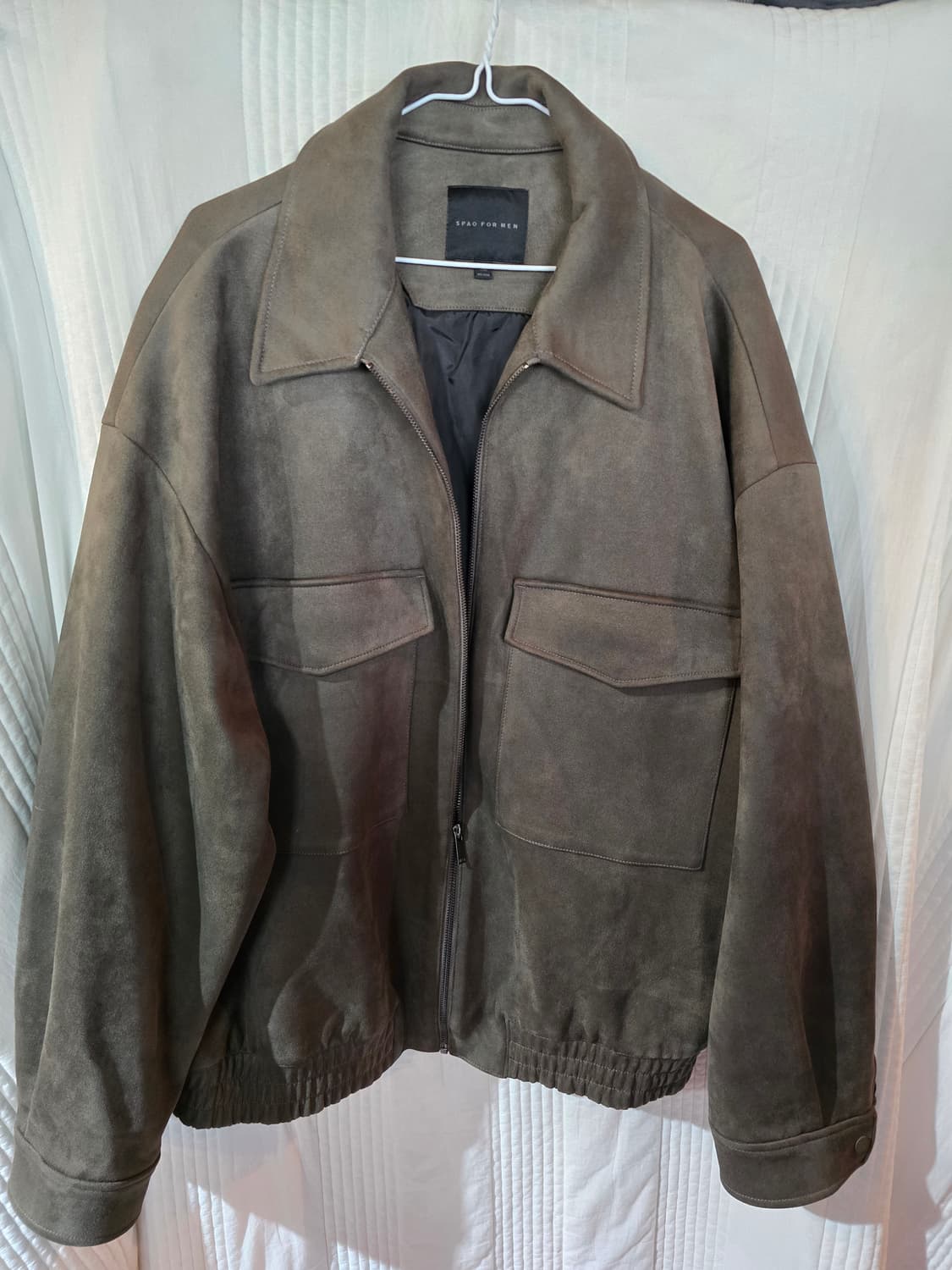 스파오 포 맨 스웨이드 블루종 자켓 상품이미지2