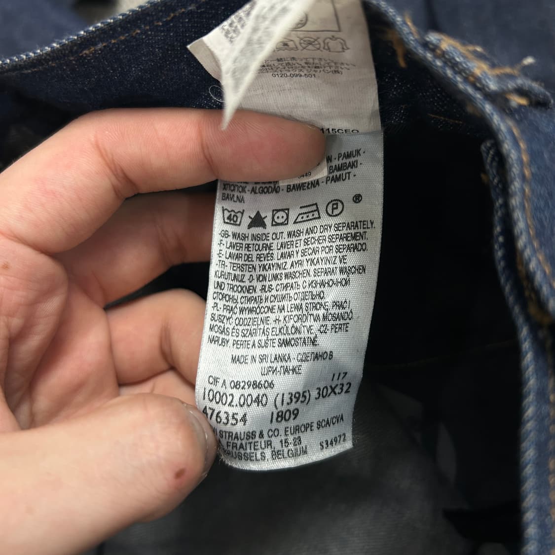 리바이스 10주년 엔지니어드 데님팬츠(30) 상품이미지5