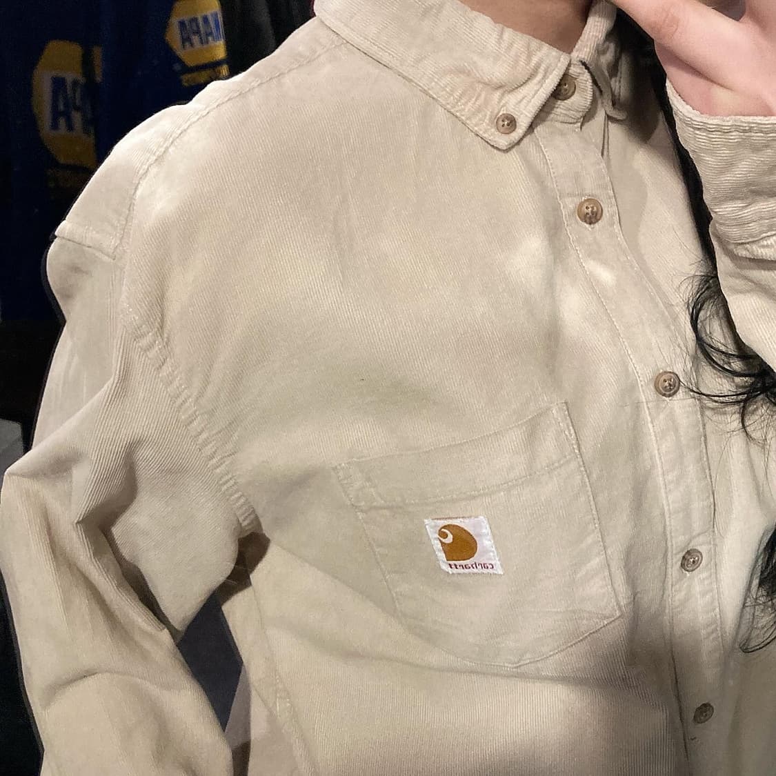 [IM] 칼하트 코듀로이 긴팔셔츠 핑크베이지 상품이미지4