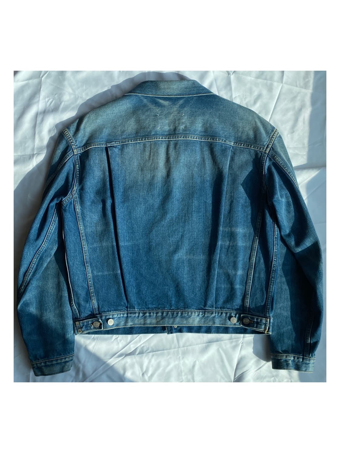 마르지엘라 백스티치 디스트레스드 데님 자켓 청자켓 아카이브 상품이미지5