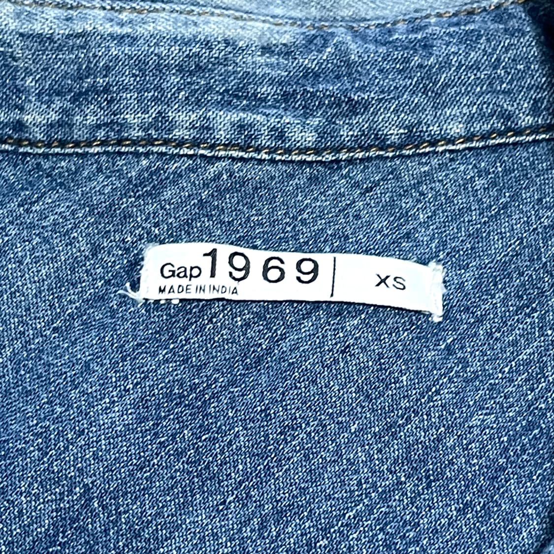 갭 데님 웨스턴 셔츠 남방 여성XS 상품이미지5