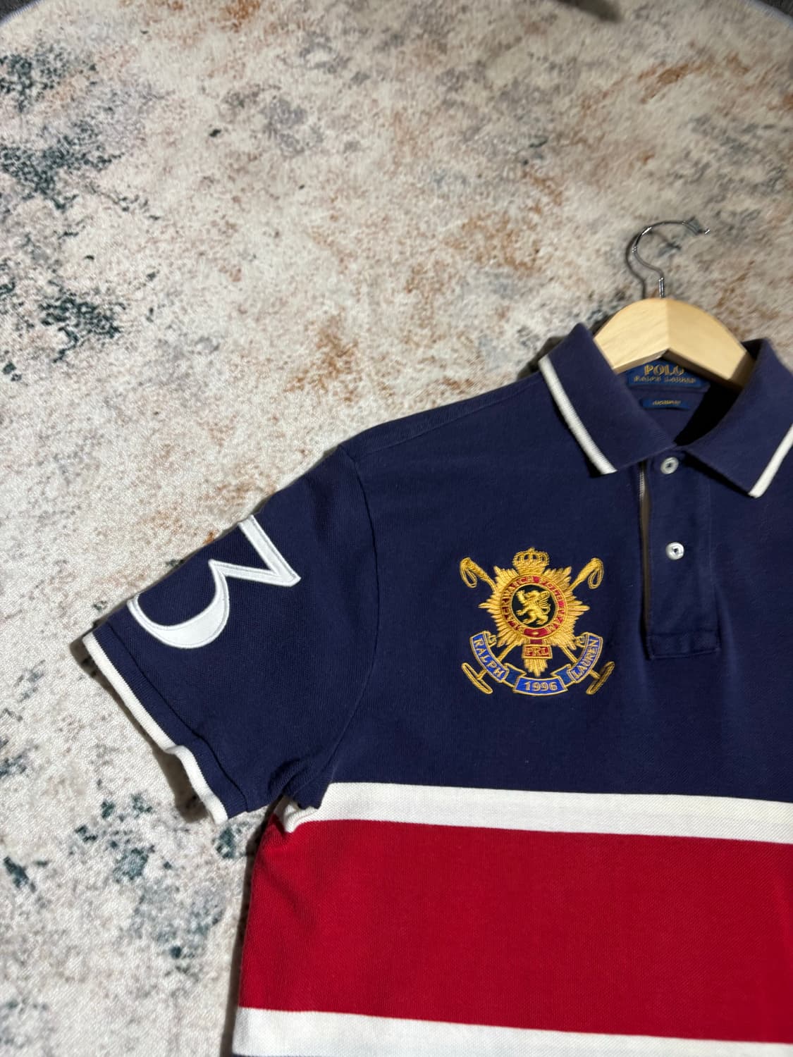 폴로 빅포니3 치프키프 금장 카라반팔티셔츠 상품이미지2