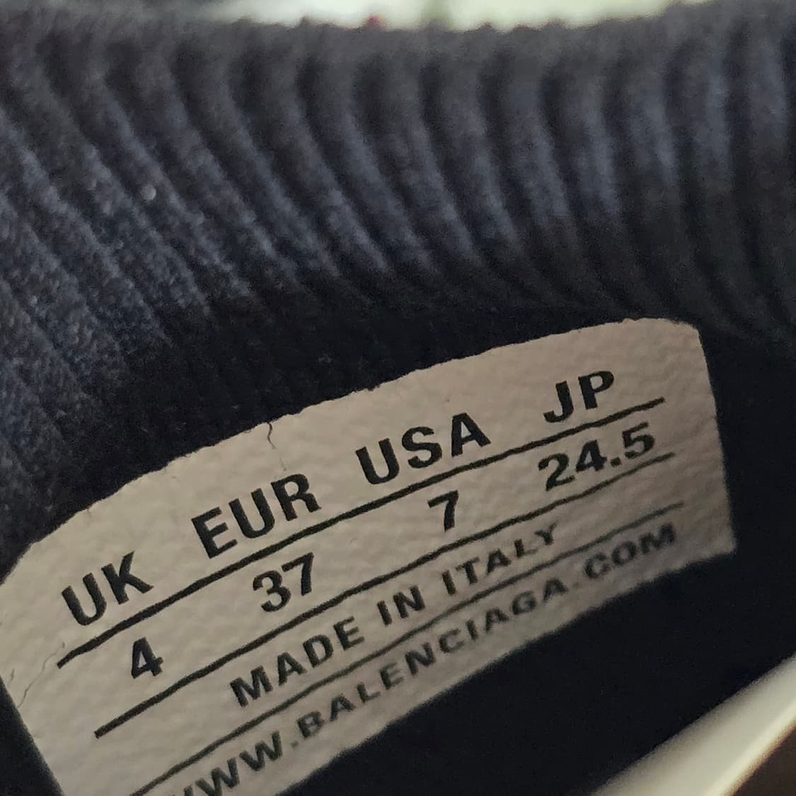 발렌시아가 스피드러너 2.0 스니커즈 신발 37사이즈 240 245 판매 상품이미지7