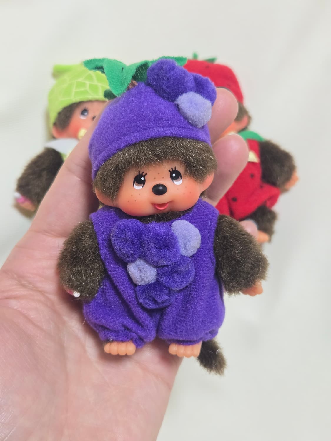 몬치치 30주년 한정 과일 포도 키링 상품이미지1