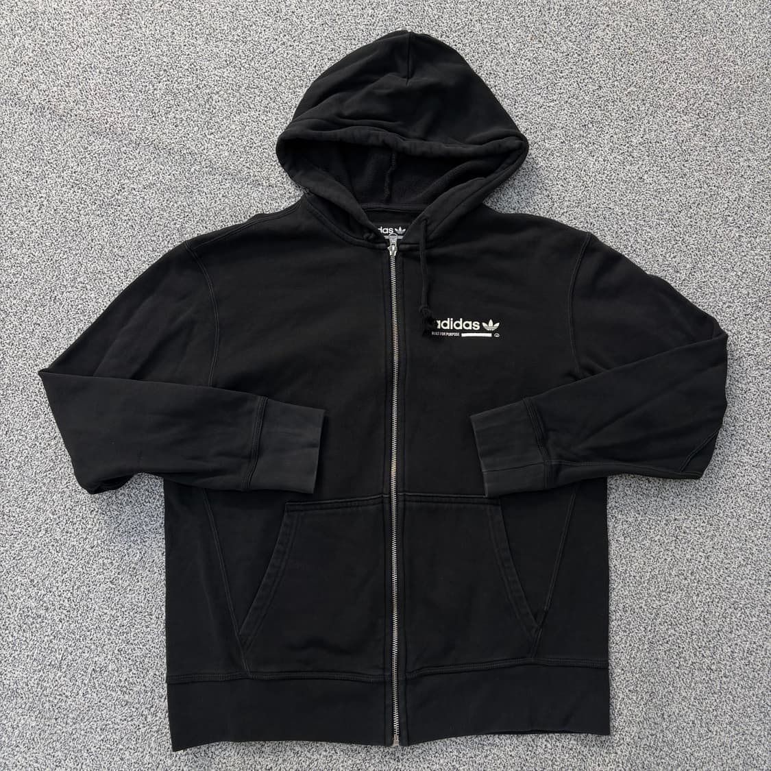 L 아디다스 후드 집업 저지 자켓 0305J 상품이미지1