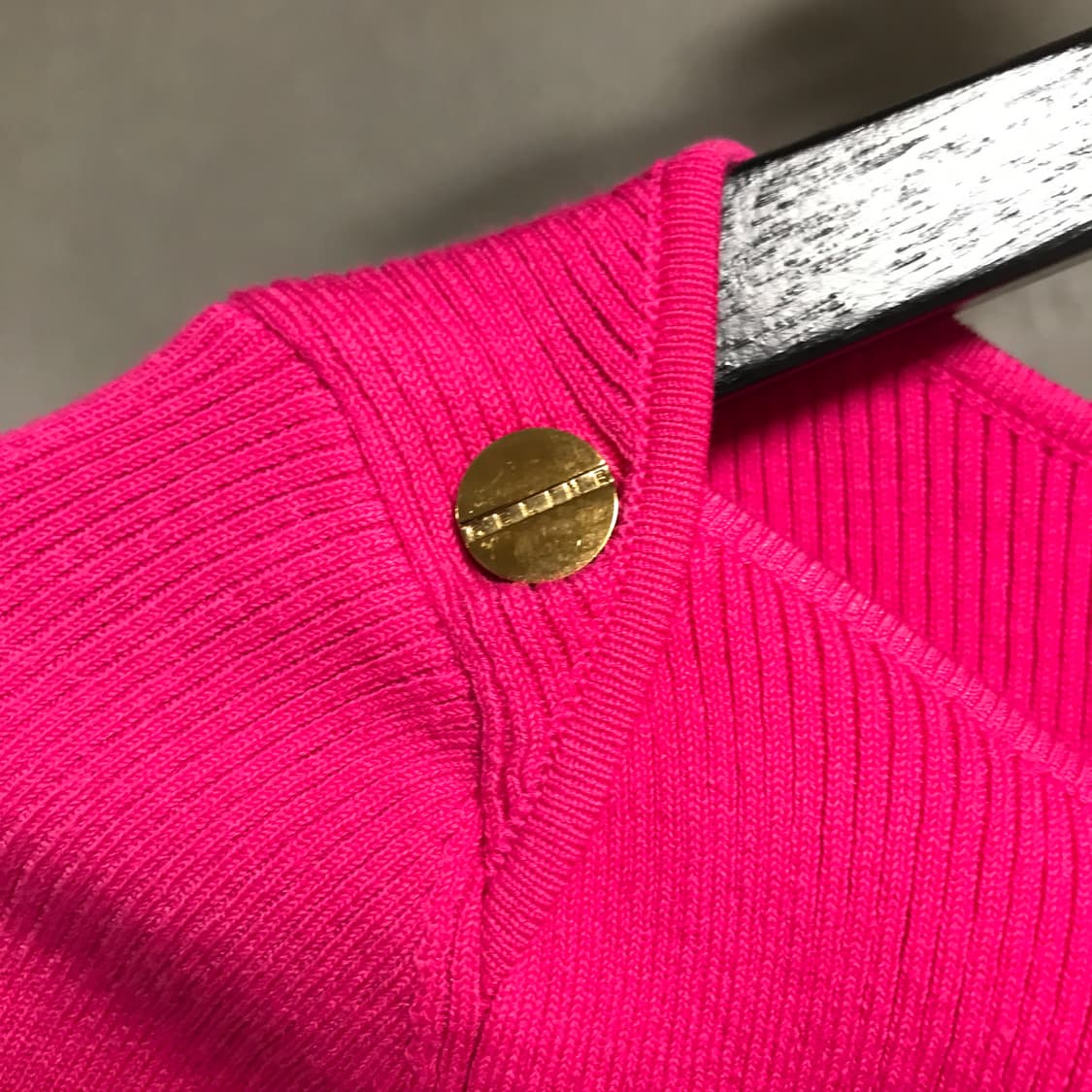 셀린느 핑크 반팔 니트 S(W) 상품이미지5