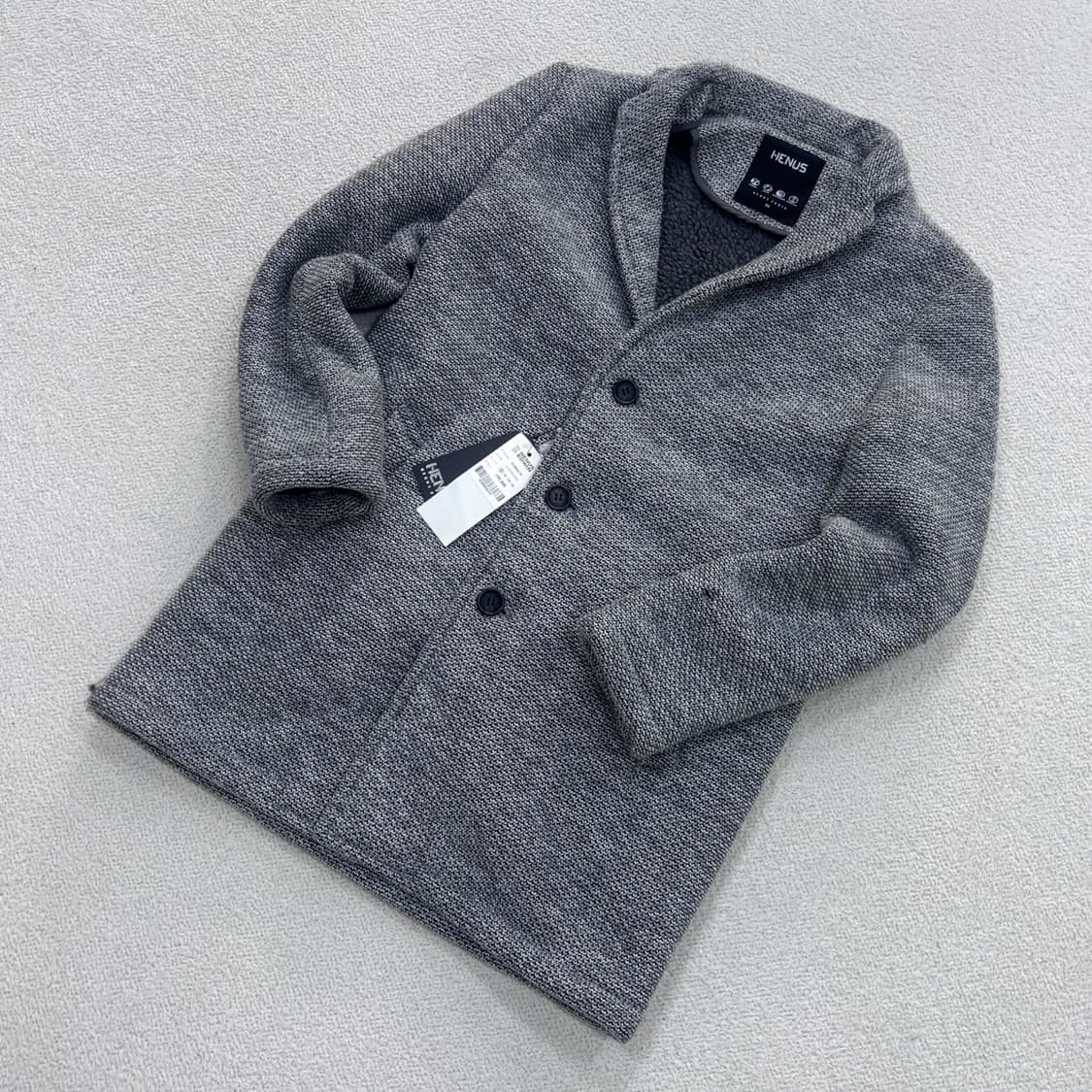 90 새상품 헨어스 남성 코트 0403E 상품이미지1