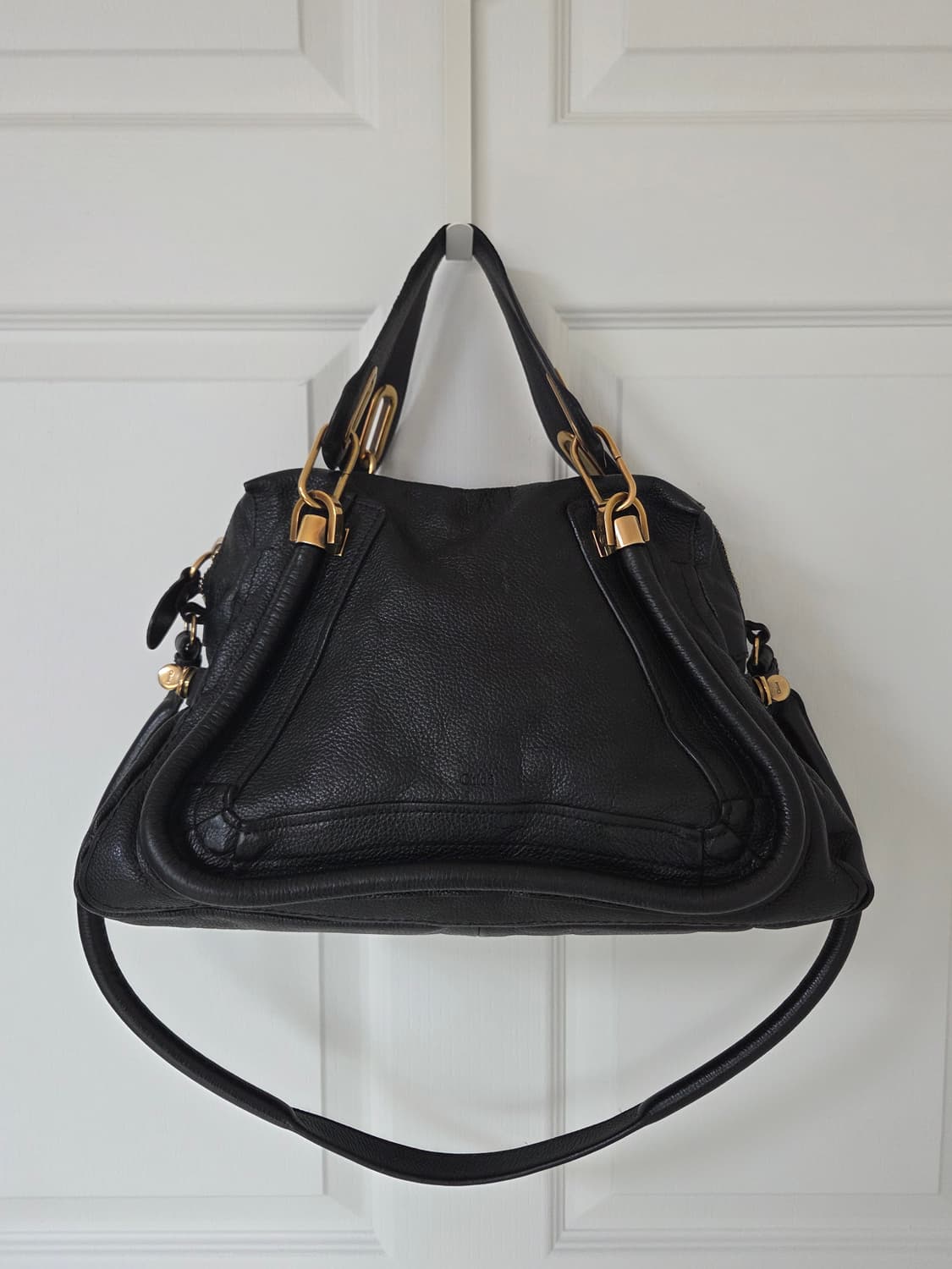 끌로에 파라티 M 토트백 블랙 상품이미지1