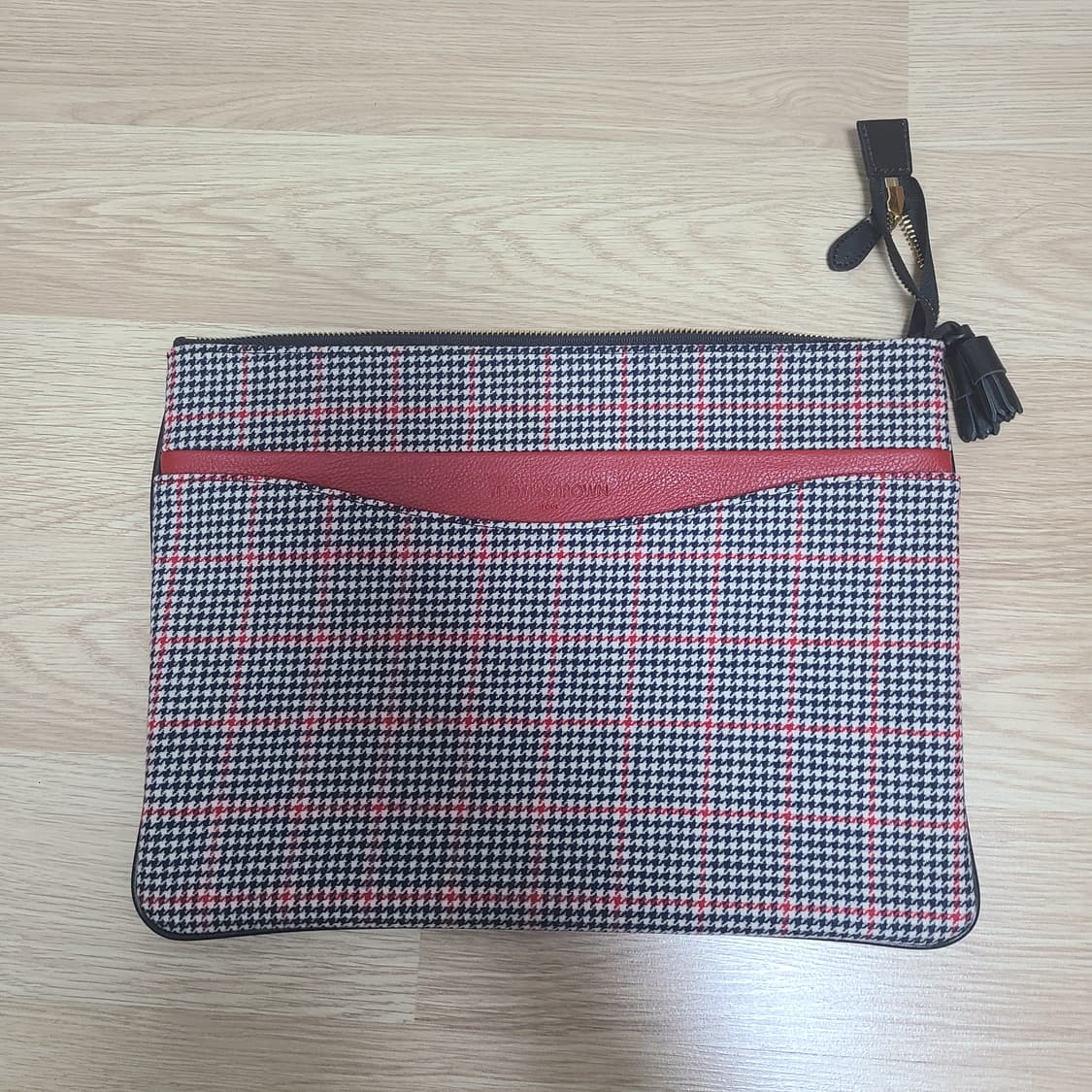 토마스브라운 체크 클러치 상품이미지1