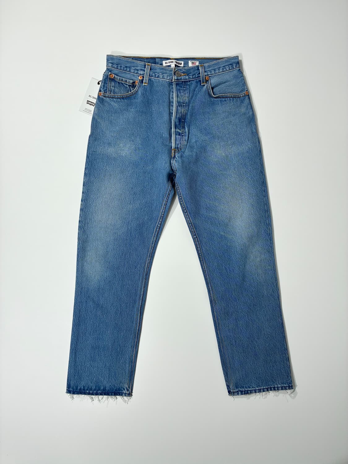 리바이스 X 리던 하이 라이즈 스토브 파이프 데님 팬츠 인디고 27사이즈 상품이미지1