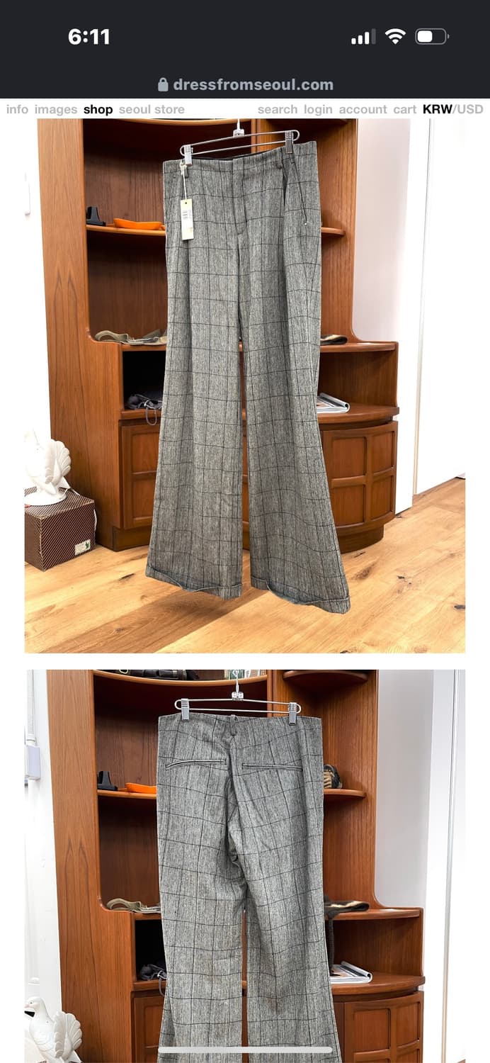 DIESEL 디젤 스트라이프 트라우저 팬츠 상품이미지3