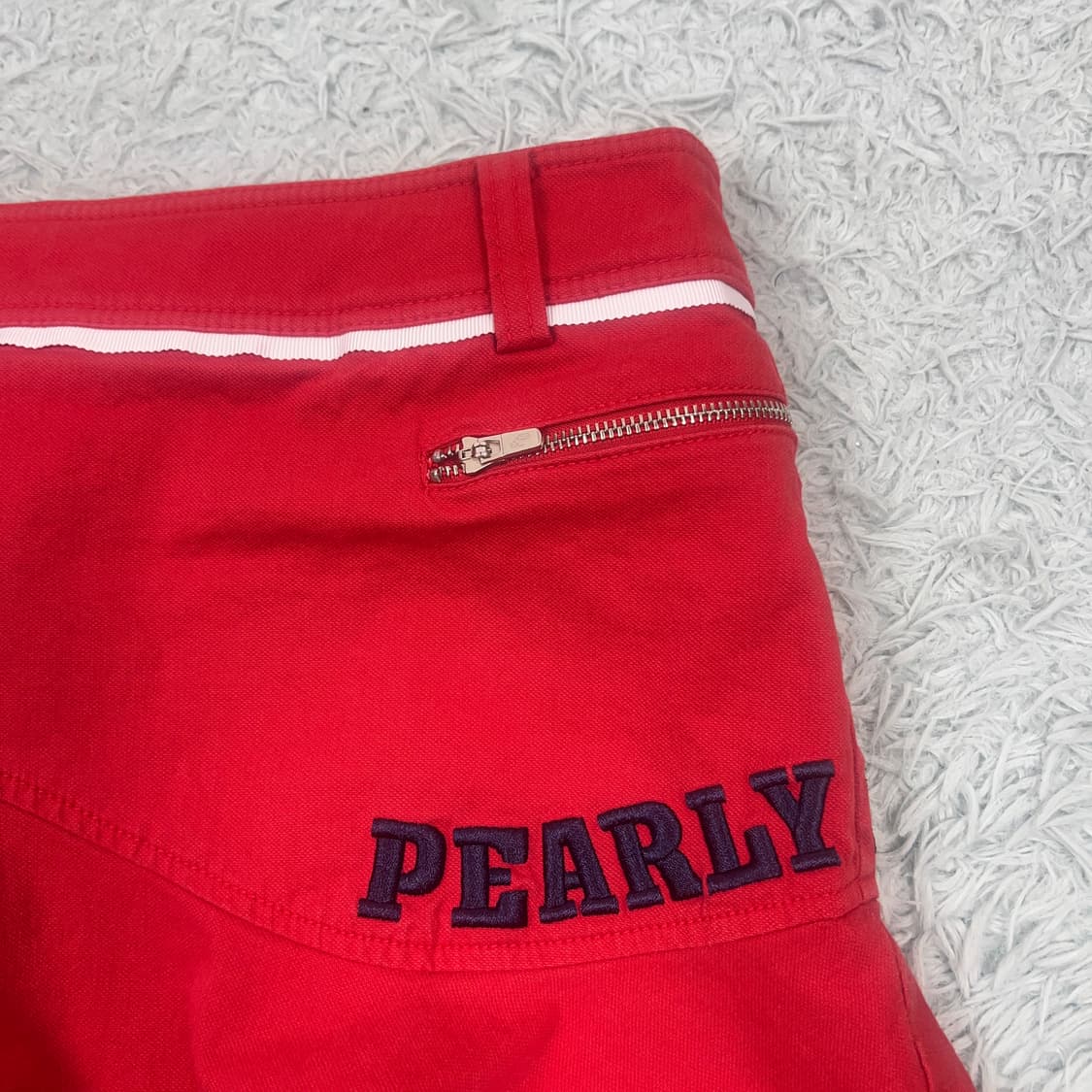 파리게이츠 플레어 큐롯스커트 레드 0호 상품이미지3