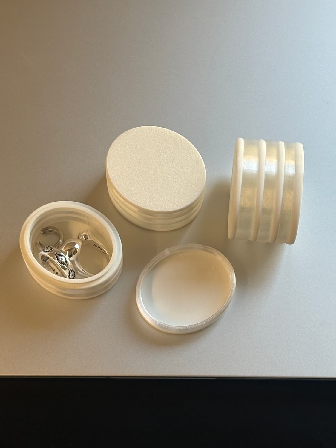 Macaron Pot - 화이트&투명 상품이미지5