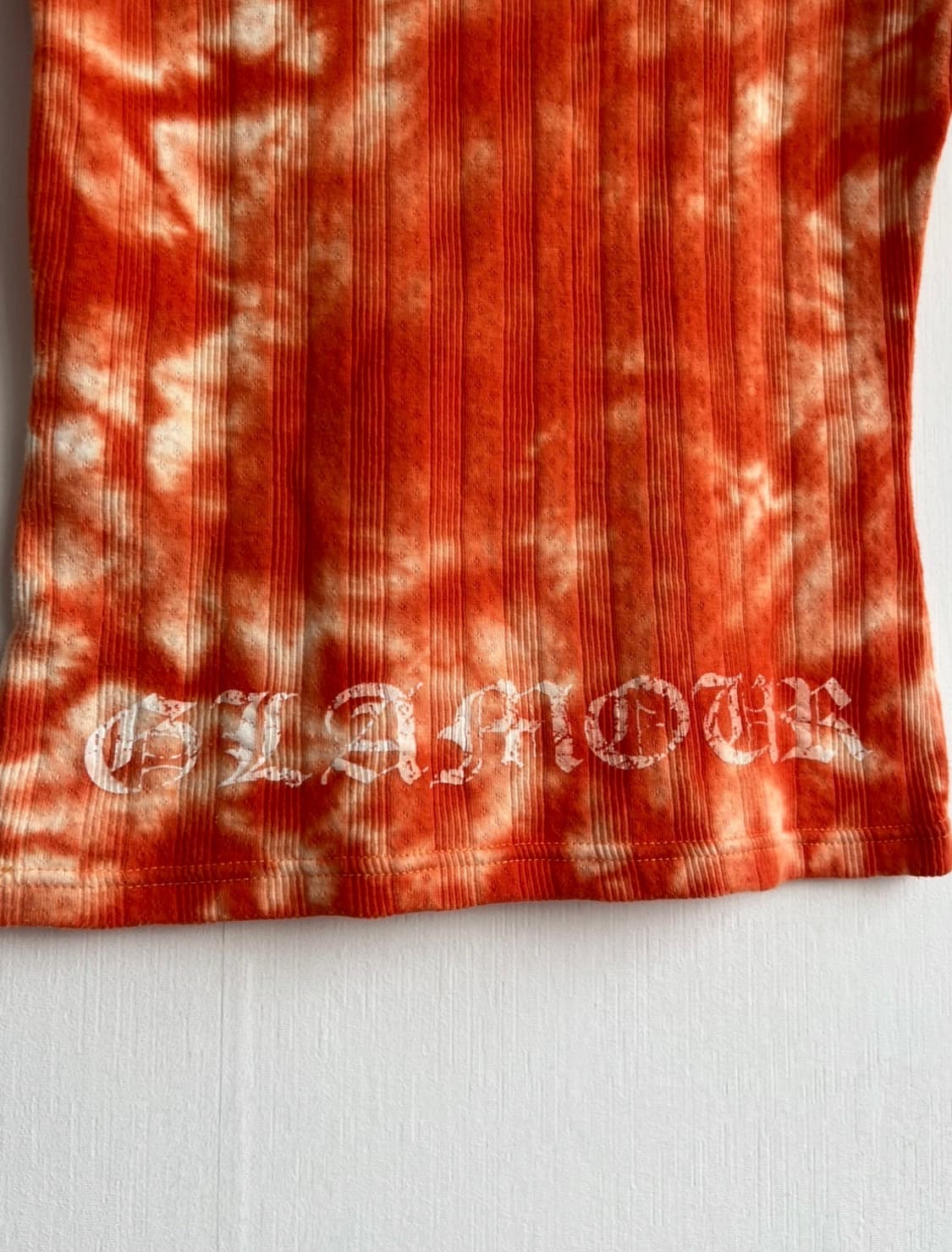 FOGGIA 선셋 오렌지 타이다이 티셔츠 상품이미지5