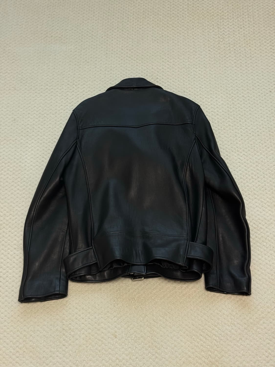 [비바스튜디오] 램스킨 소가죽 라이더자켓 M (55~66) 상품이미지4