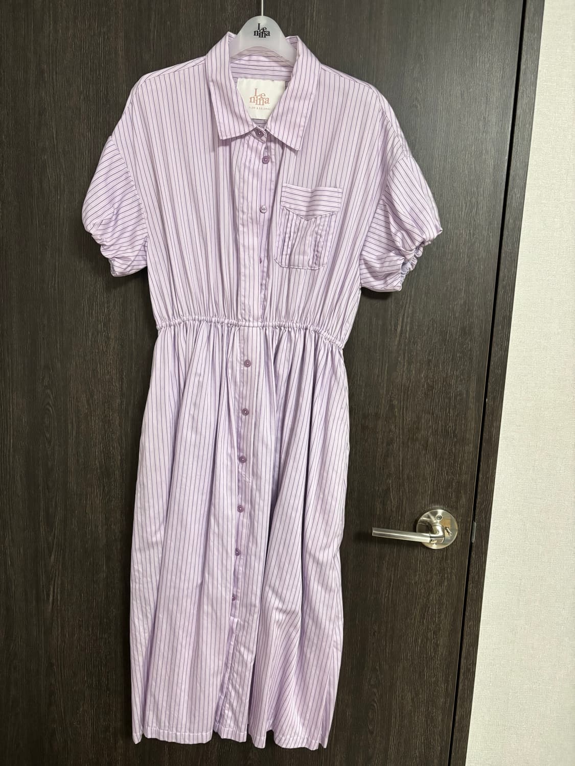 르니나 보라색 롱원피스 퍼플 s 여름 반팔 상품이미지1