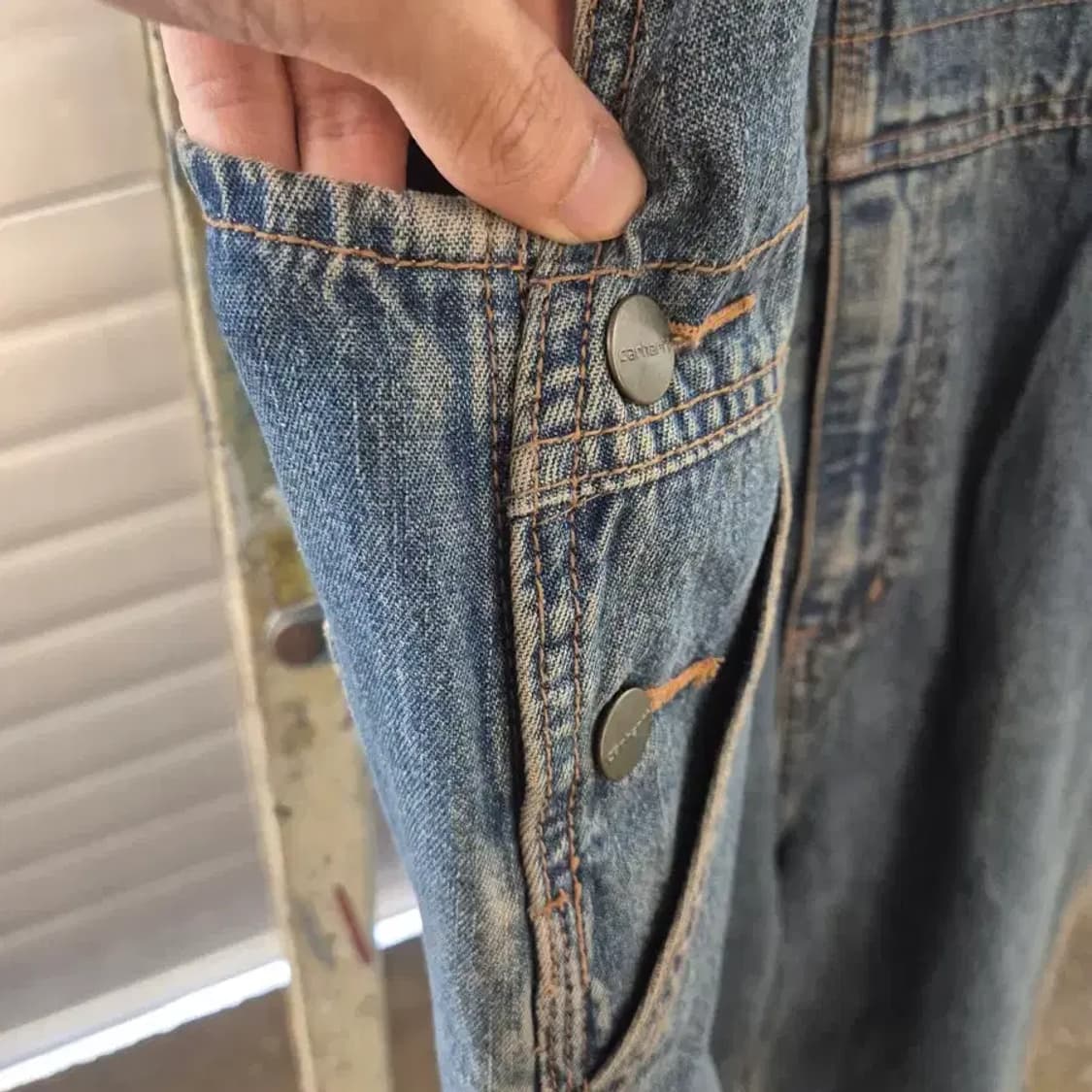 칼하트 데님 워크웨어 오버롤 상품이미지8