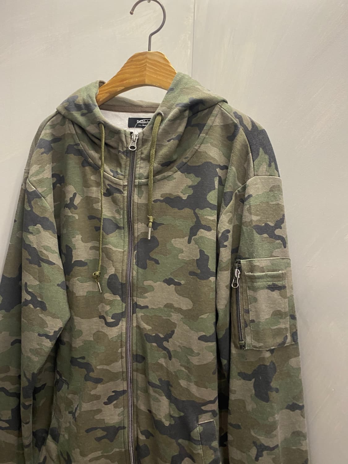 빈티지 카모 후드집업 상품이미지4
