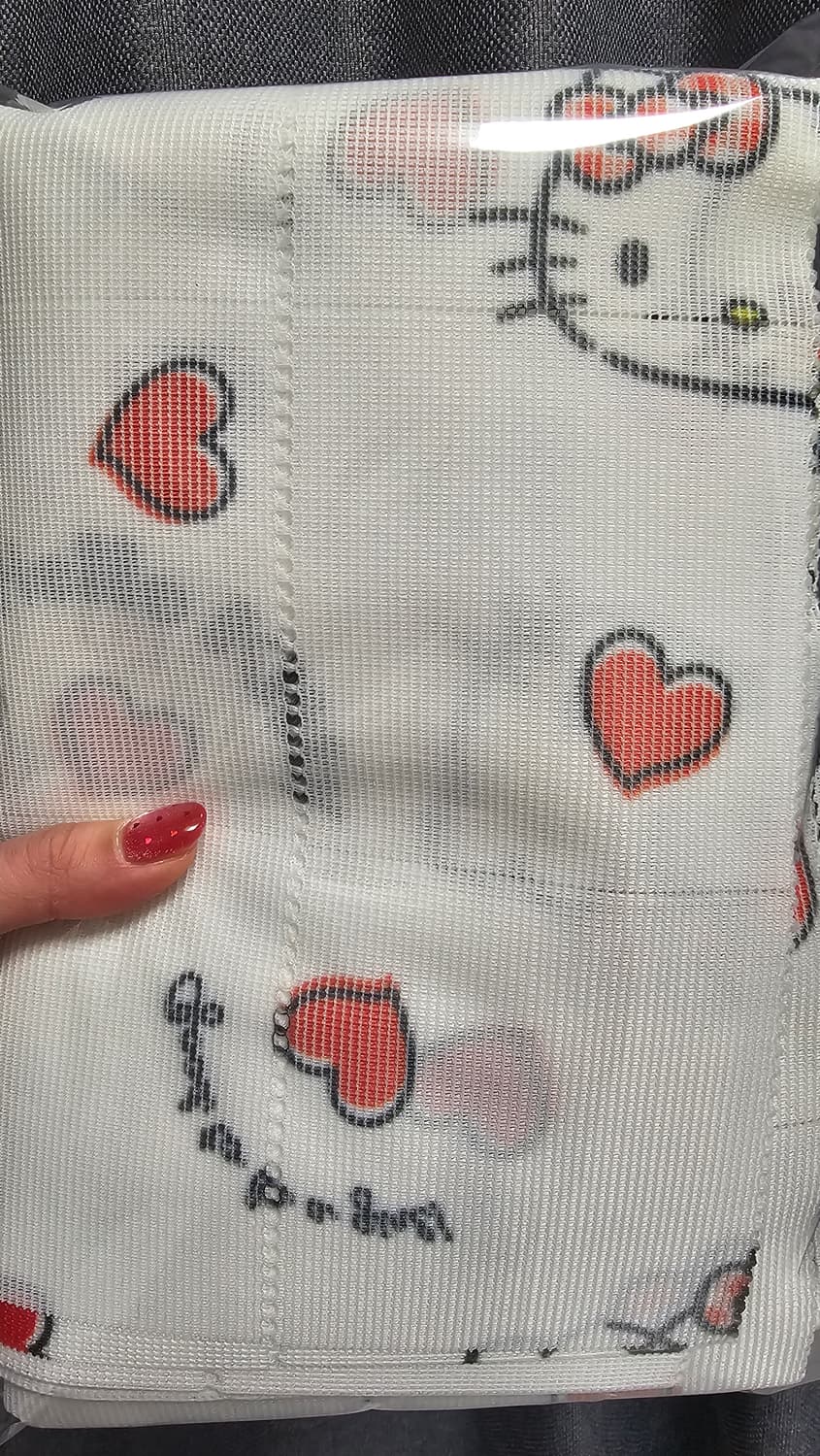 산리오 헬로키티 하트 커튼 96x200cm(노렌) 상품이미지2