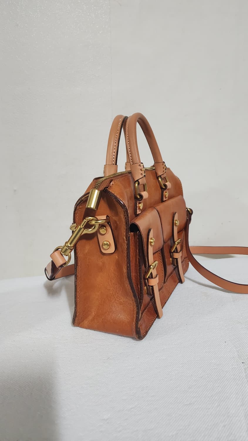 통가죽 미니 샤첼백 크로스백 상품이미지4