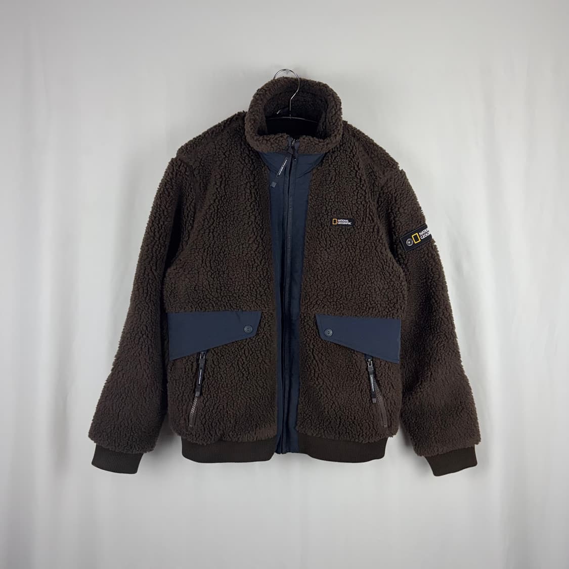 (S) 내셔널지오그래픽 양털 플리스 자켓 브라운 상품이미지2