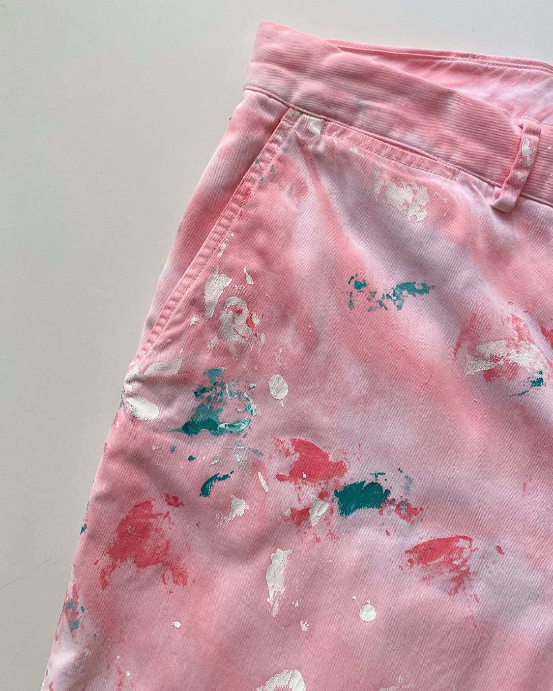 폴로 다잉 페인팅 핑크 치노 팬츠 상품이미지5