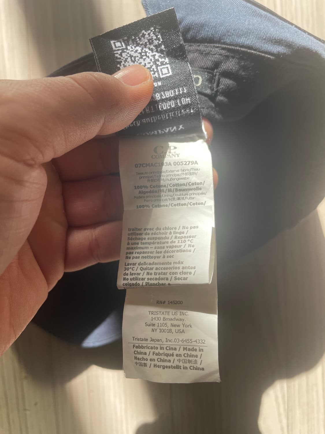 정품 CP컴퍼니 고글캡 모자 네이비 M 상품이미지3