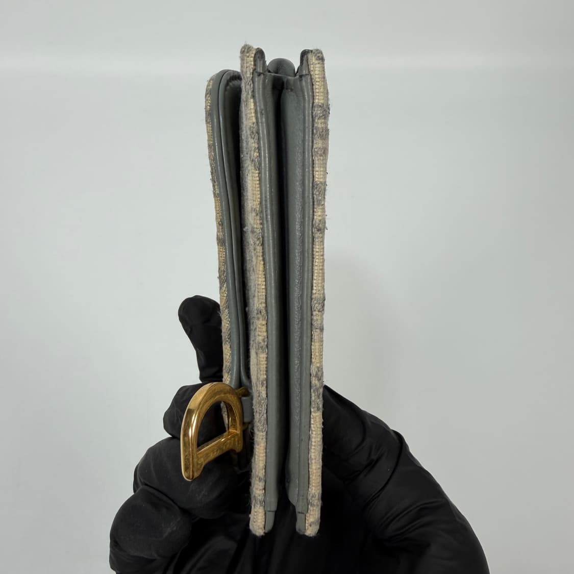 디올 오블리크 새들 플랩 카드지갑 상품이미지7