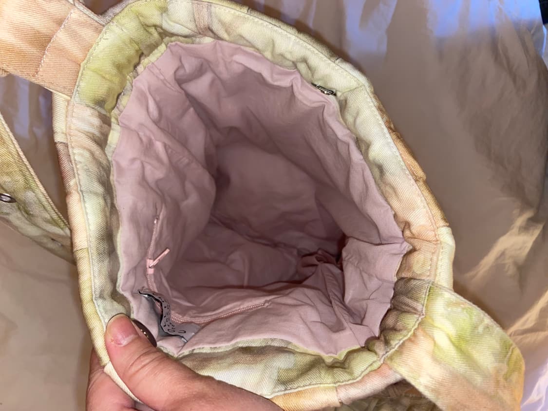 플라워 패턴 숄더백 collina strada 플리츠 데님 크로스백 상품이미지9