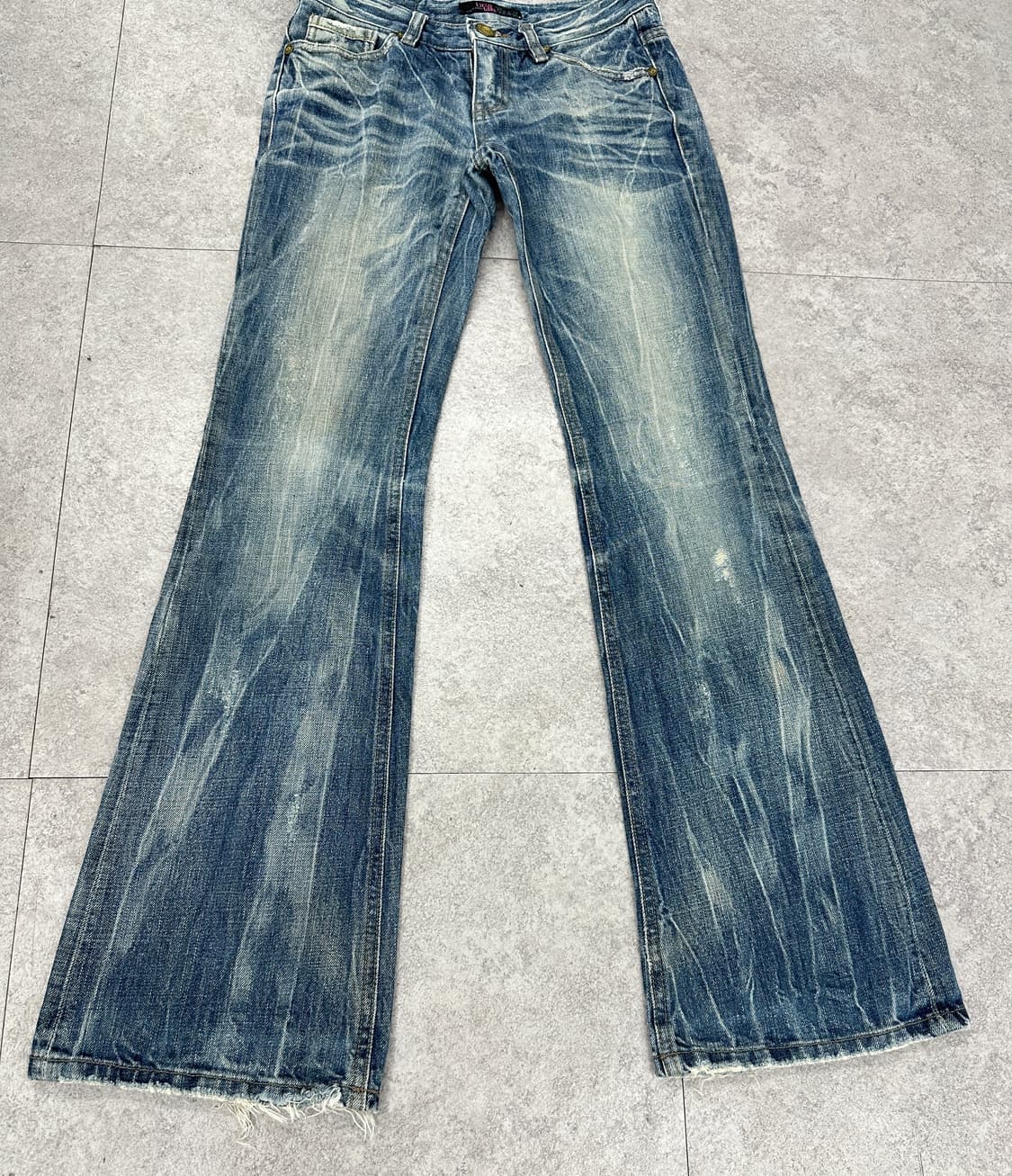 DESII GIRL high waisted flare denim jean 상품이미지4