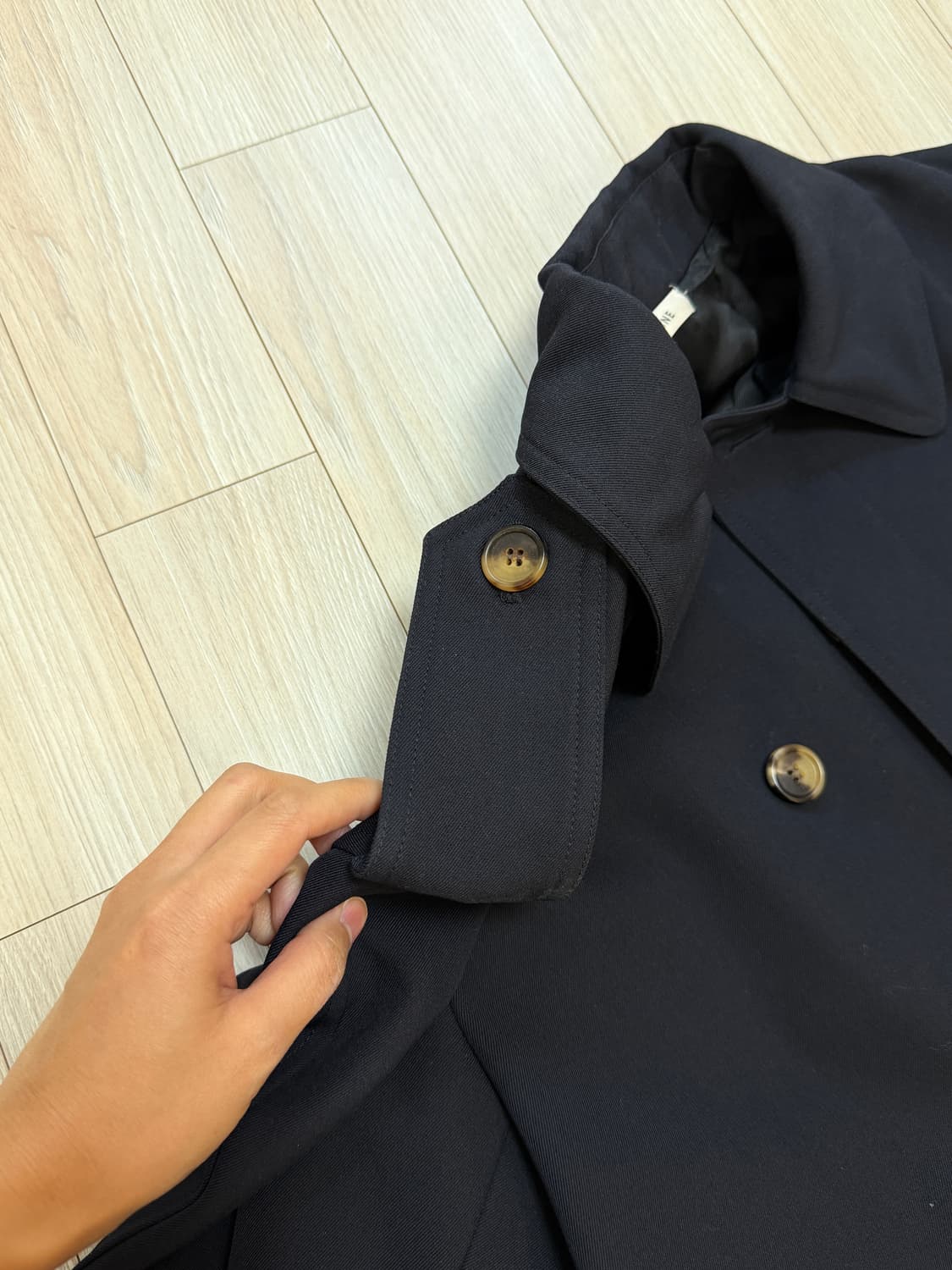 올드 셀린 네이비 트렌치 코트 36사이즈 상품이미지3