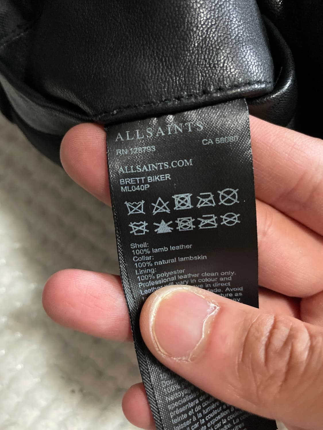 ALL SAINTS 올 세인츠 웨스컨 무드 2WAY 양가죽 브렛 레더 상품이미지7