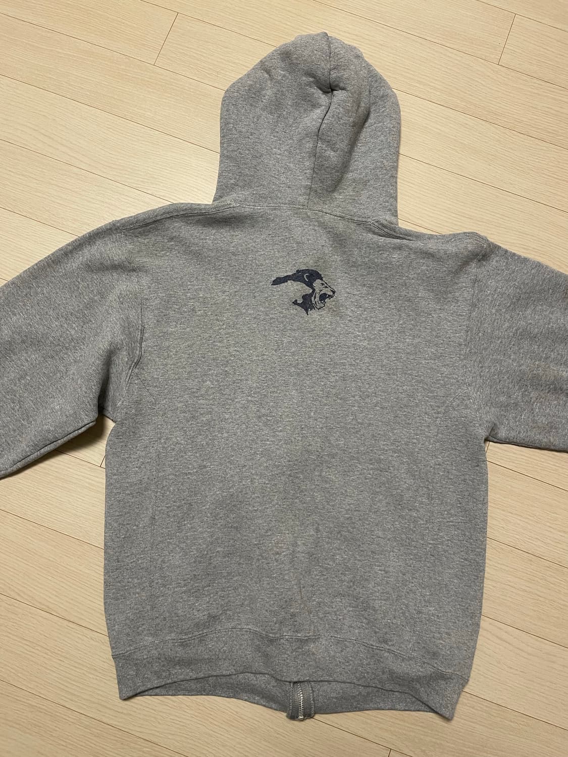 러셀 후드집업 그레이 M 상품이미지2