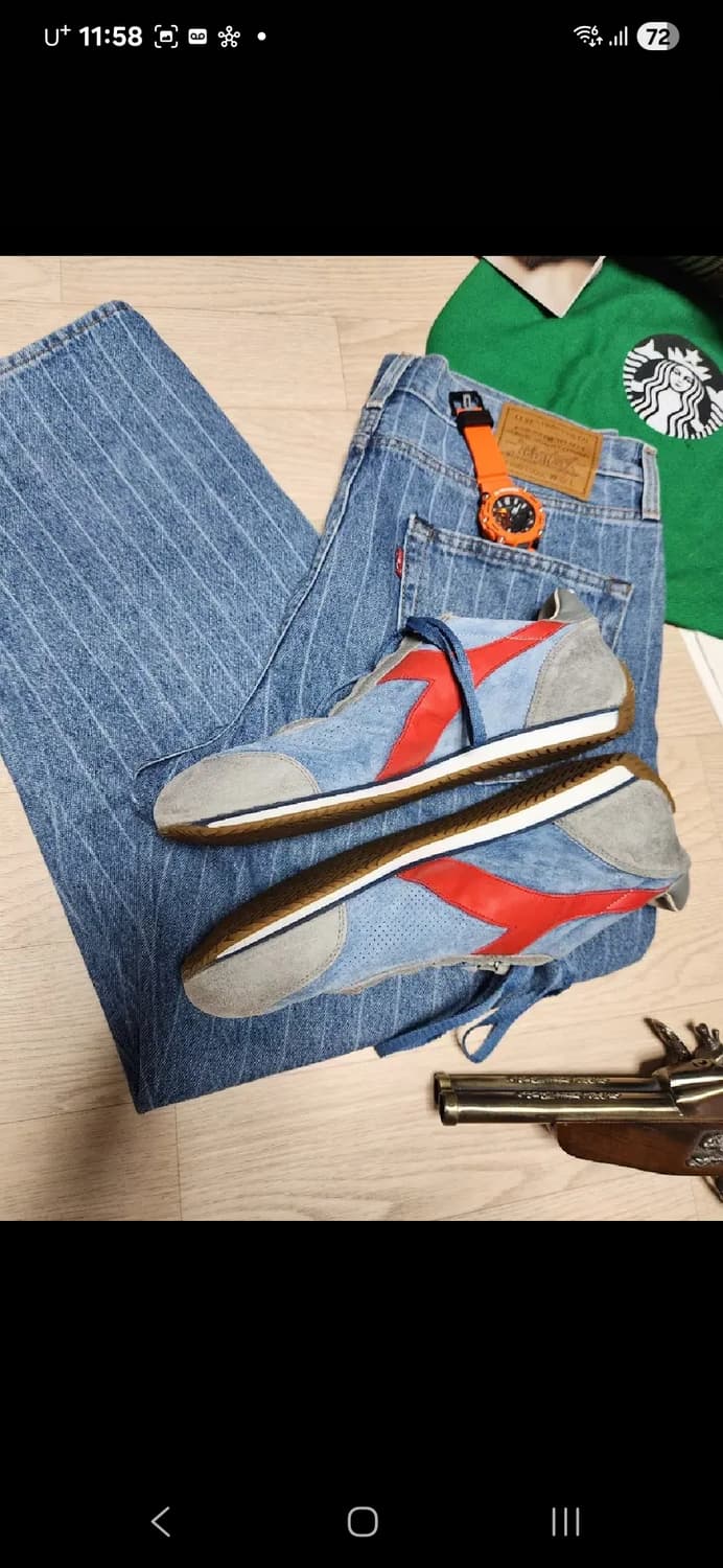 (스튜디오 촬영)(거의 새거)DIADORA 헤리티지 275 상품이미지8
