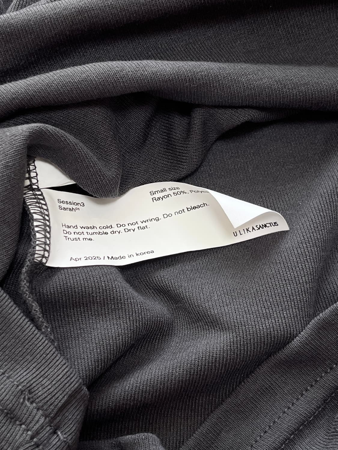 [S] 울리카상투스 홀터 랩 슬리브리스 상품이미지8