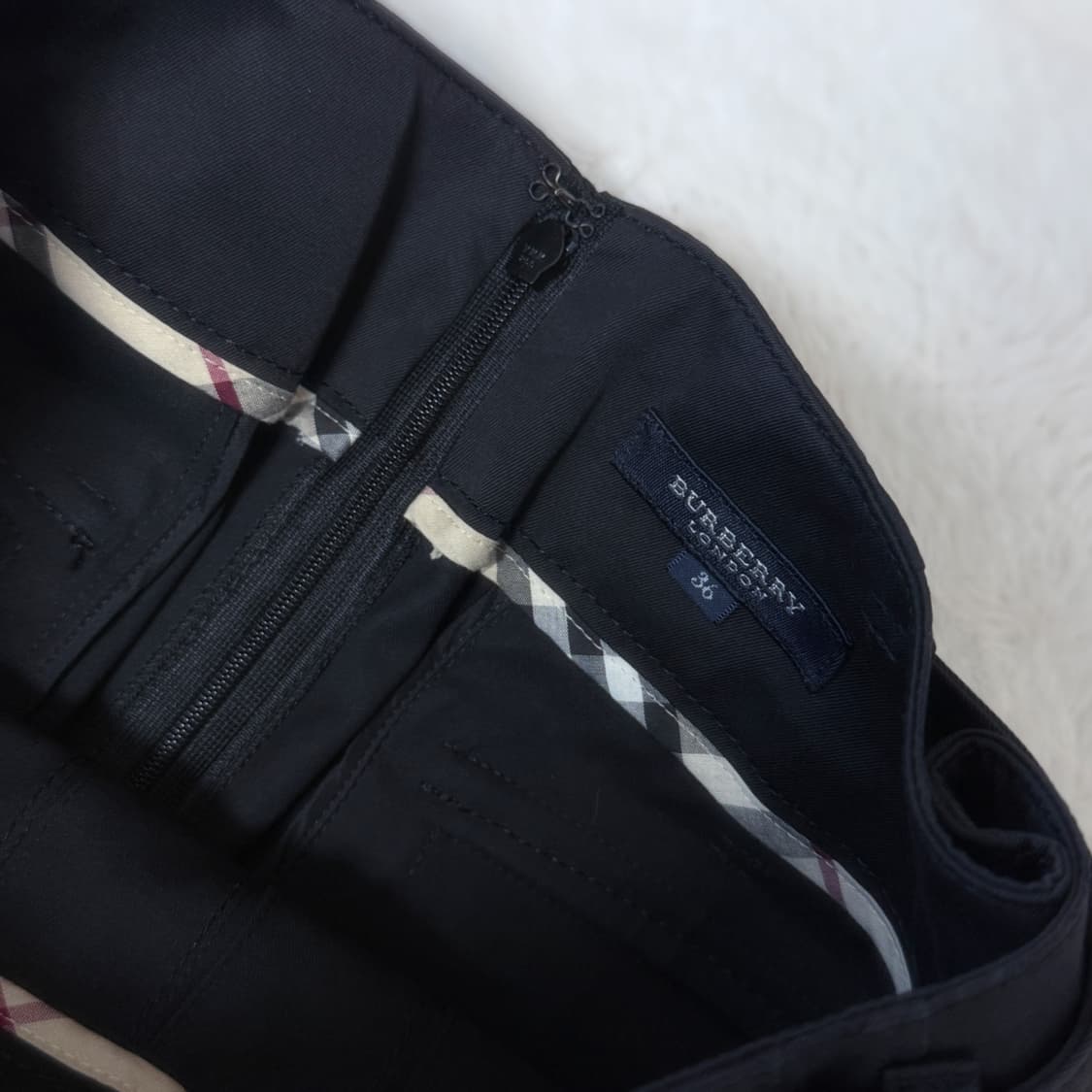 Burberry 버버리 런던 나나깔 고스 펑크 플리츠 벨트 스커트 ≽^• 상품이미지6