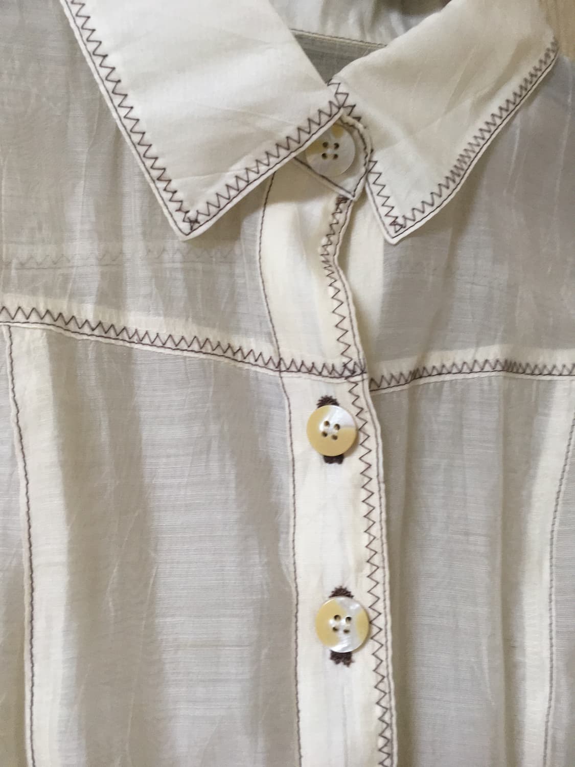 Western  Seestrough shirts 상품이미지6
