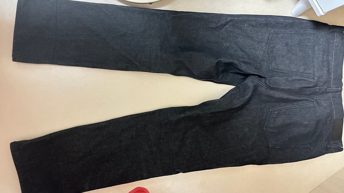 가먼트레이블 테이퍼드 핏 데님 팬츠 상품이미지2