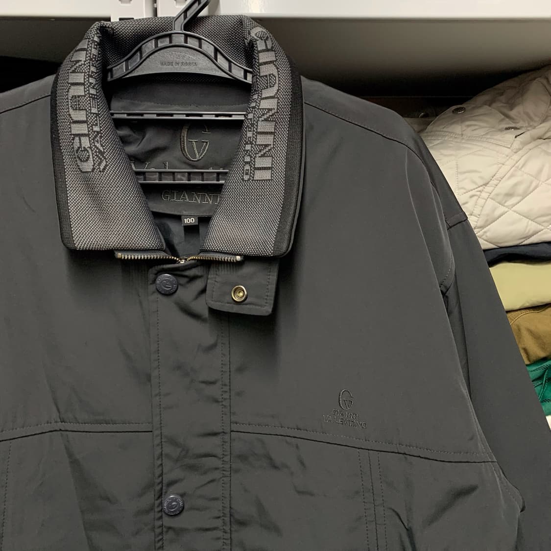 [L] 지아니 발렌티노 덕다운 블루종 재킷 상품이미지1