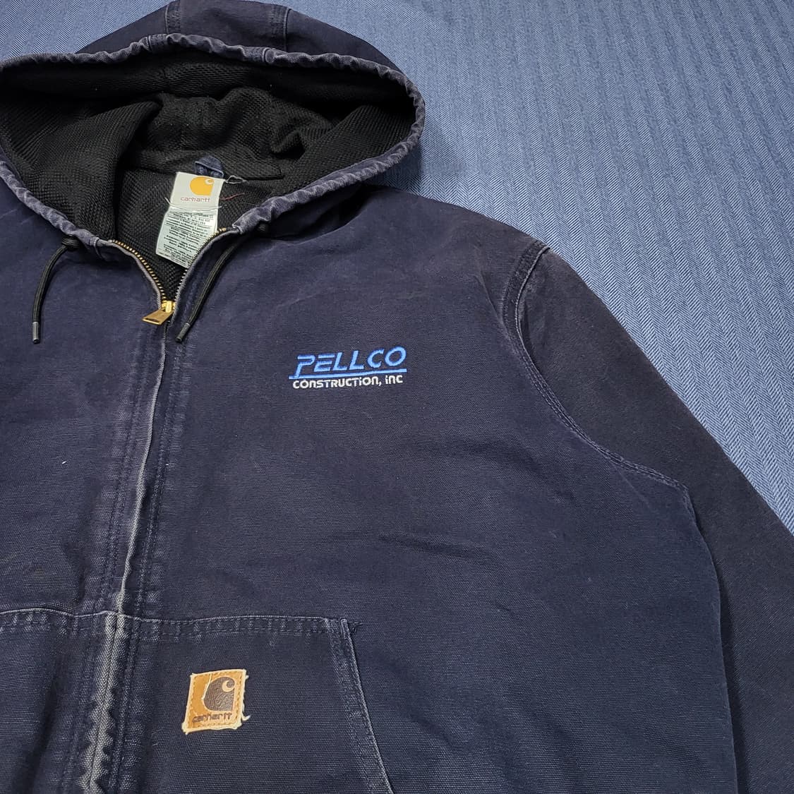 칼하트 j25 덕 액티브 자켓 네이비 (XL) 상품이미지4