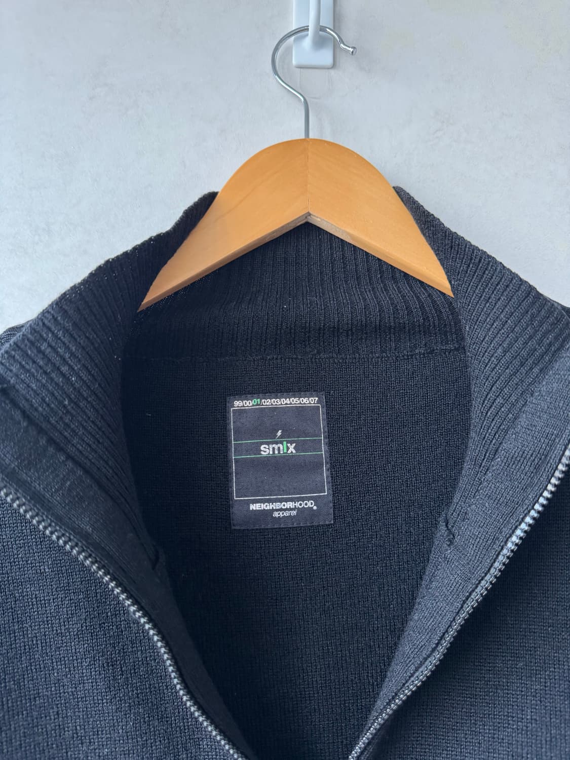 9/00s 네이버후드 니트 집업 상품이미지4